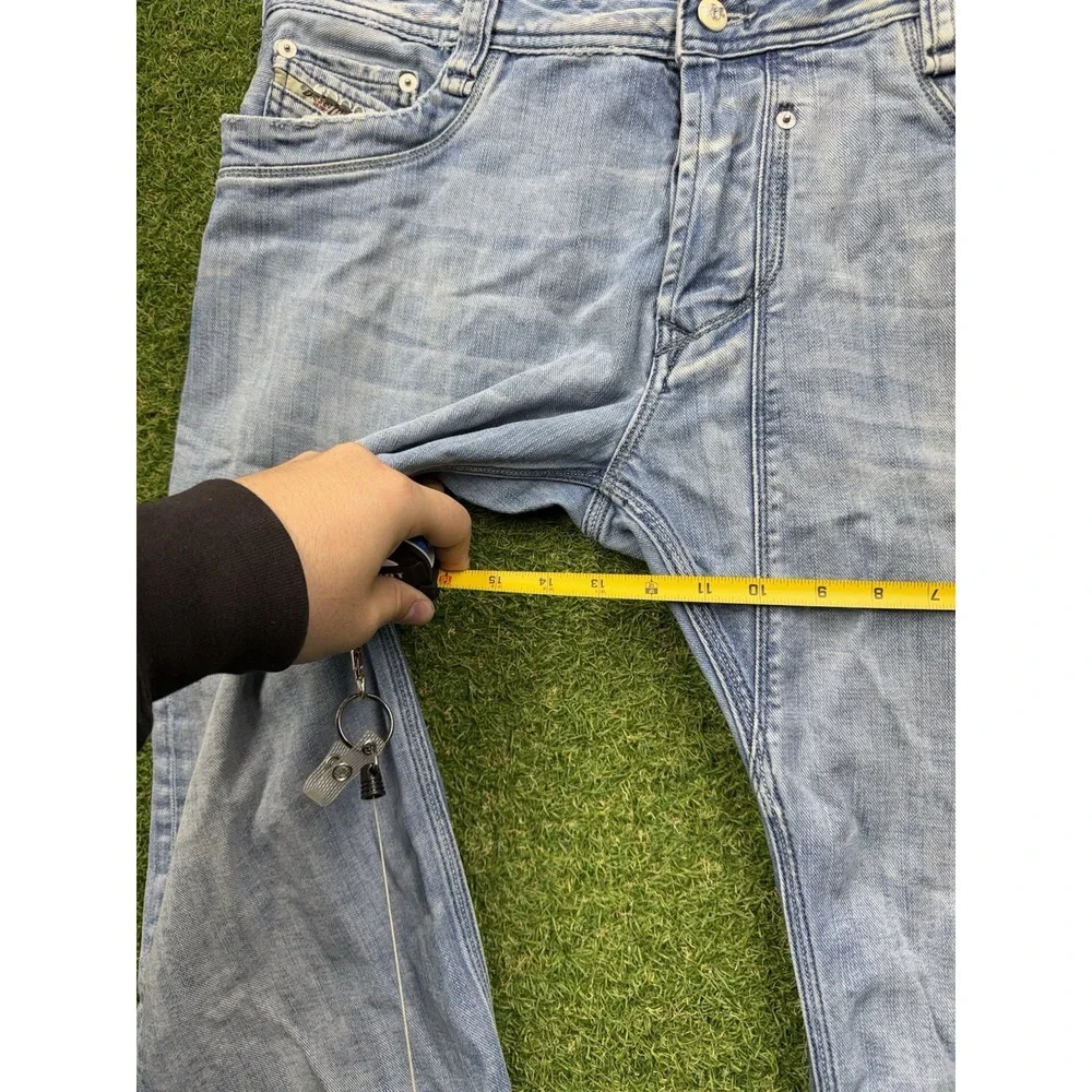 Diesel Industry Jeans Mens 38x32 Timmen Studded Baggy Bootcut Fit 88S Denim